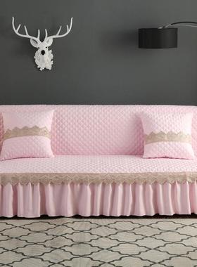 沙发垫套折叠简易30740季用扶手沙发床罩沙发床无可通拆洗四裙加