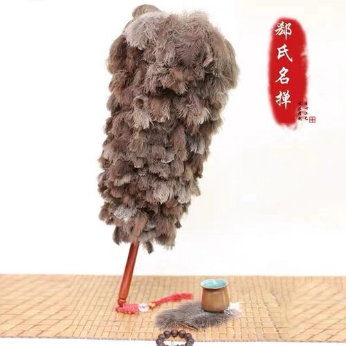鸵6T掸(郄氏名)鸡毛掸子进口鸟毛掸家车用柔软544F除尘掸扫汽车除