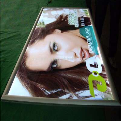 超薄广告灯箱高亮度铝质翻盖l箱灯箱JL-D-L1led导光板灯厂家d直e