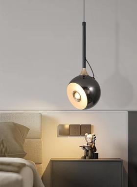 卧6室床头小吊现代简灯约单44496头可升降调节磁吸分3离0度旋转吊