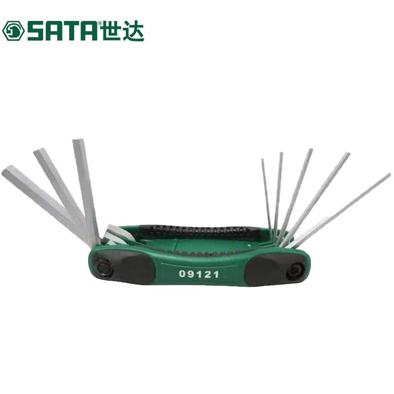世达8件-9件内六角扳手套装折叠内六角09121-09123-09122