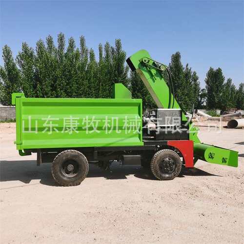 养殖小粪便清粪车FUM柴油三轮型刮粪车3立方清理牛粪除粪机