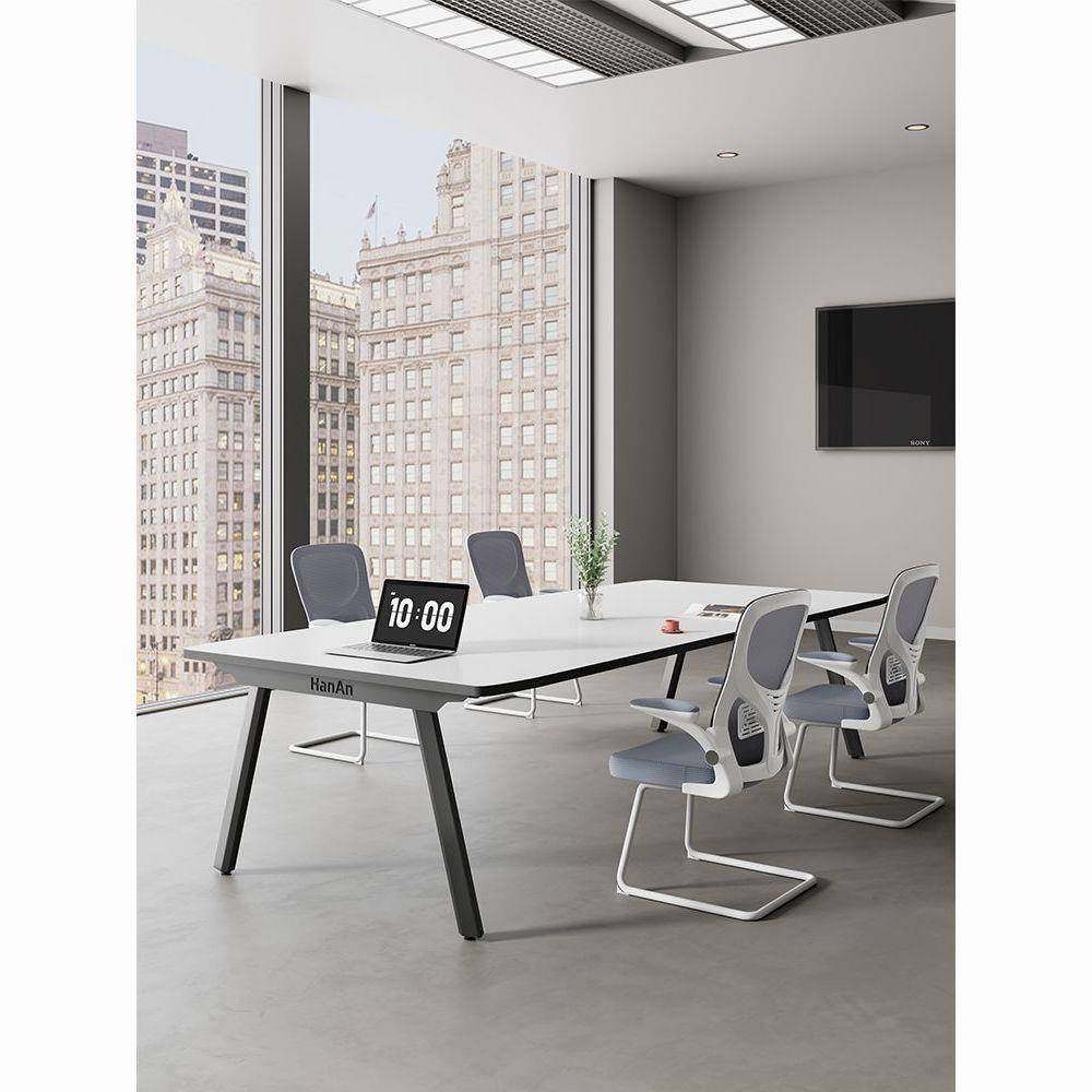 会议桌长方形办公室桌长桌无品牌/组合简约现代简易工作台椅小型