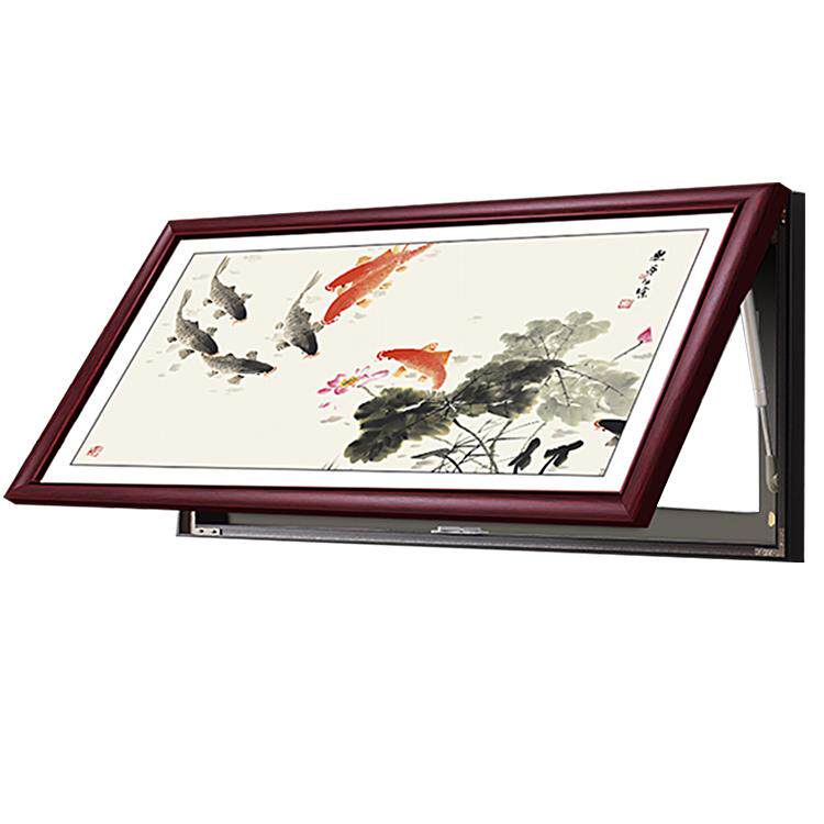大尺寸电表箱装饰画中式免打孔强弱开关电闸盒配电箱遮挡壁画挂画