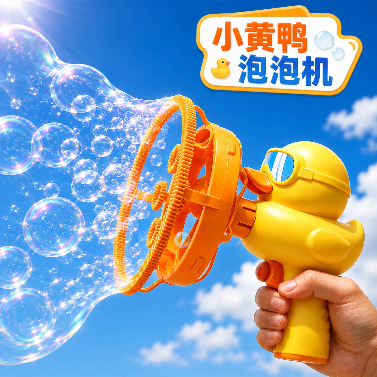 超大泡中泡电动全自动泡泡枪玩具图片