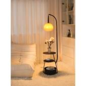 床头柜小型中古智能替代收纳柜置物架覆古轻奢高级感边几带灯一体