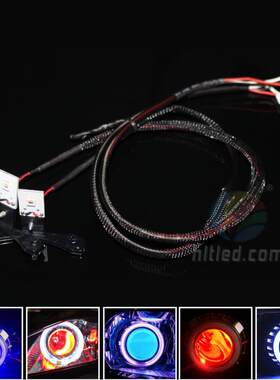 包邮热卖LED环形恶魔眼360度LED灯珠采用欧司朗芯片颜色可选