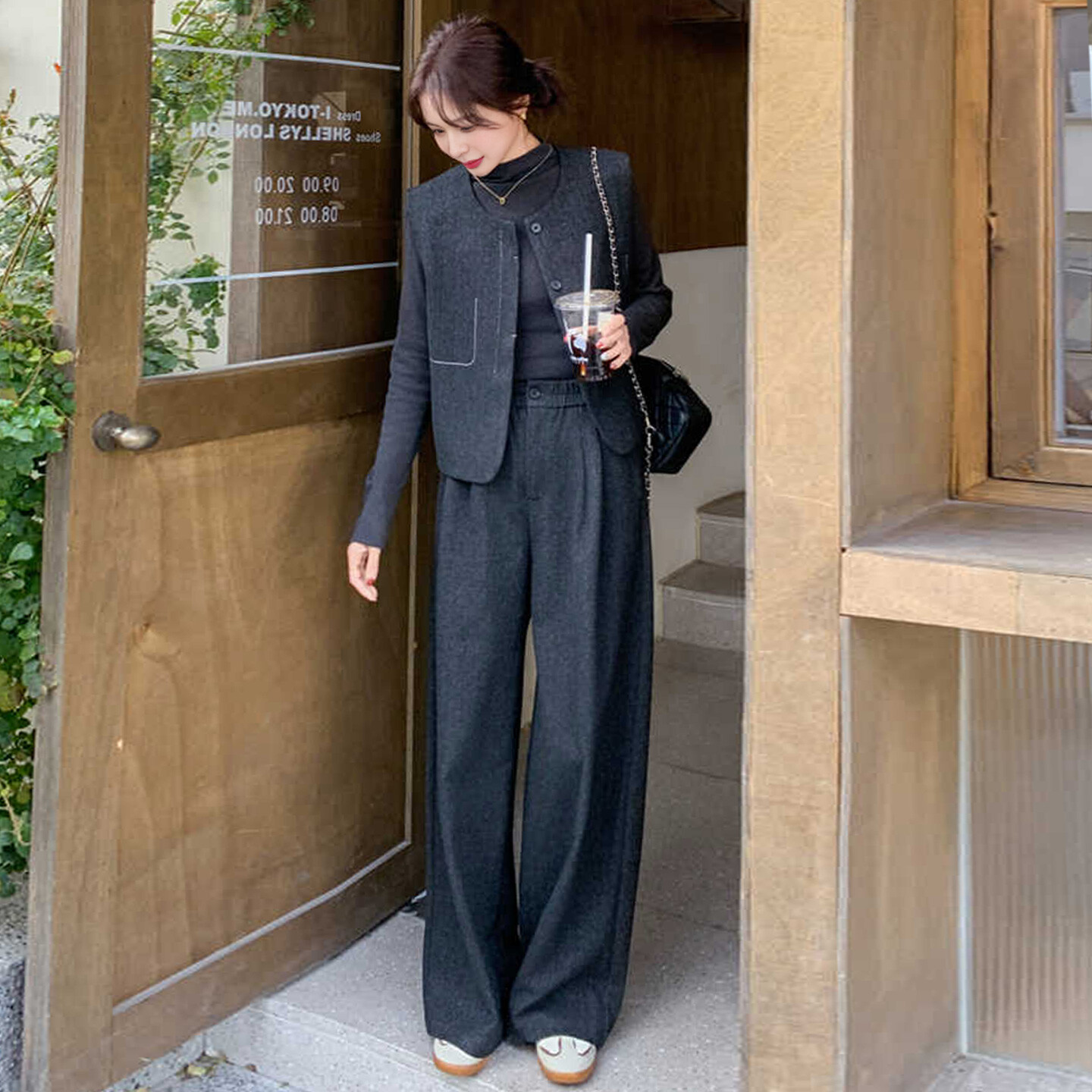 女装/女士精品套装/学生校服/工作制服时尚套装两件套2025年秋季