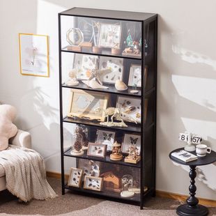 收纳透明灯标本二次元柜带乐高家用装饰品展示柜手办摆件盲盒痛柜