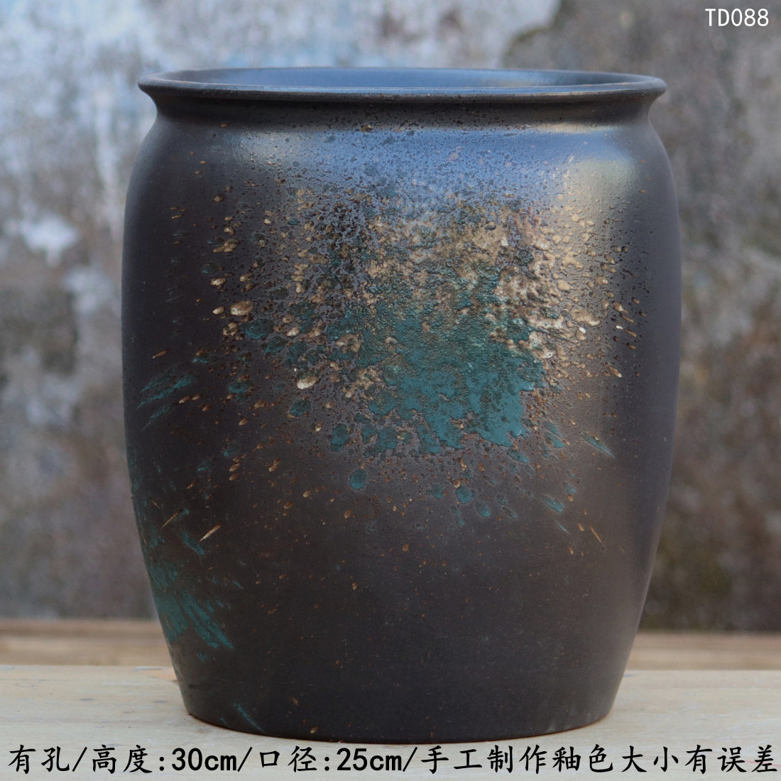 特价清仓大口径花盆大号家用客厅盆景三角梅盆栽透气复古陶罐花盆