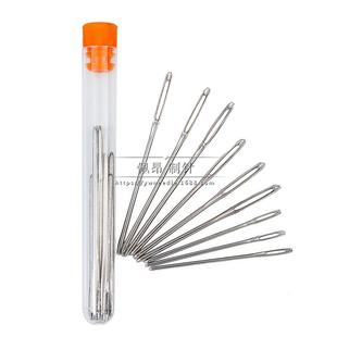 含透明针瓶工具套装 不锈钢缝纫针大眼针刺绣针9PCS 钝头针