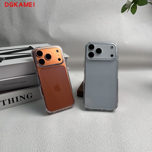 DGKAMEI适用于iPhone17Promax手机壳新款高级简约iPhone17Pro透明软壳轻薄手感苹果15/16Promax防摔保护套