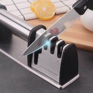极速4 In 1 Professional Muanual Knife Sharpener Kitchen Blad