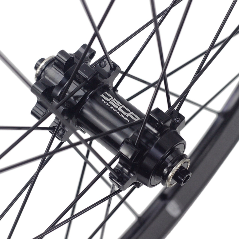 极速DECA 20寸451 406v碟刹轮组圈20*1 1/8折叠车小轮公路C刹黑