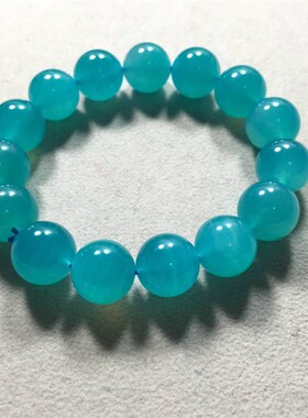 极速秒杀包邮冰种天河石手链 天河石多圈K手串蓝绿色水晶时尚饰品