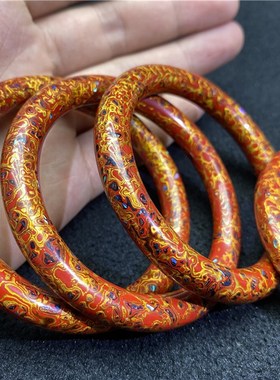 极速工厂清货实体店可以存货非C遗传承技艺手工大漆手镯女款