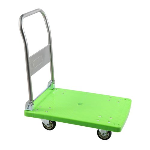 极速手推车拉货车平板p车便携折叠家用轻便静音手拉车塑料胶板车