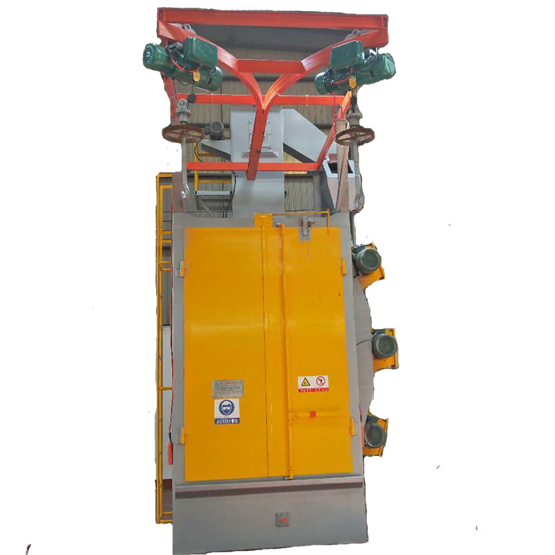 极速自动输送式喷砂机大型通过式喷E沙机履带式打砂机流水线抛丸