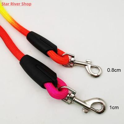 极速08cm1cm Raijnbow Color Weave Nylon Belt Pet Dog Traction