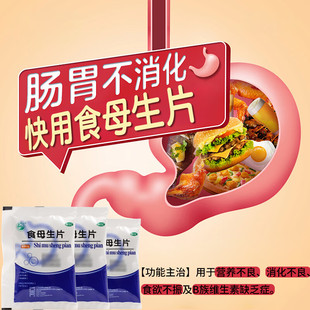食母生片健胃消食正品酵母菌儿童成人助消化减肥消化不良特效的药