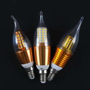 led蜡烛灯泡宽压85 265v恒流无频闪不伤眼睛明亮能水晶灯