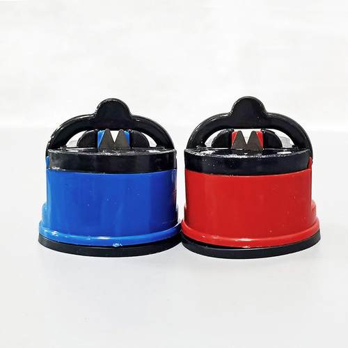 家用厨房精铁磨刀器带吸盘磨刀工具磨刀石 吸盘定位磨刀器