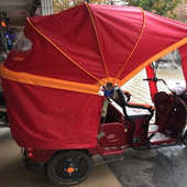 电动三轮车篷避雨遮阳蓬三轮折叠车篷适合多种小型车篷