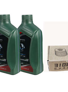 升仕摩托车ZT350DEZT310-TXRV12原厂全合成四季SN5W-40机油滤套装