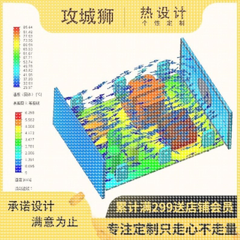 热彷真 热设计 散热设计 机箱 Ansys Icepak 有限元分析