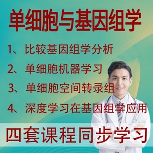 单细胞空间转录组机器学习人工智能深度学习比较基因组学分析