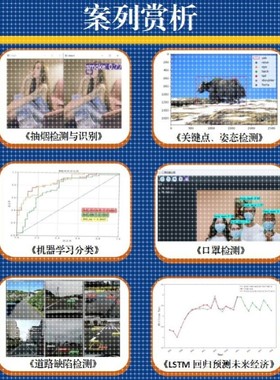 Python机器学习深度学习yolo目标检测opencv图像处理姿态估计调试