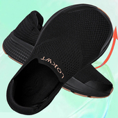 宽脚男女健步鞋 一脚蹬春秋透气加宽加肥宽头跑步运动鞋 脚背高宽楦