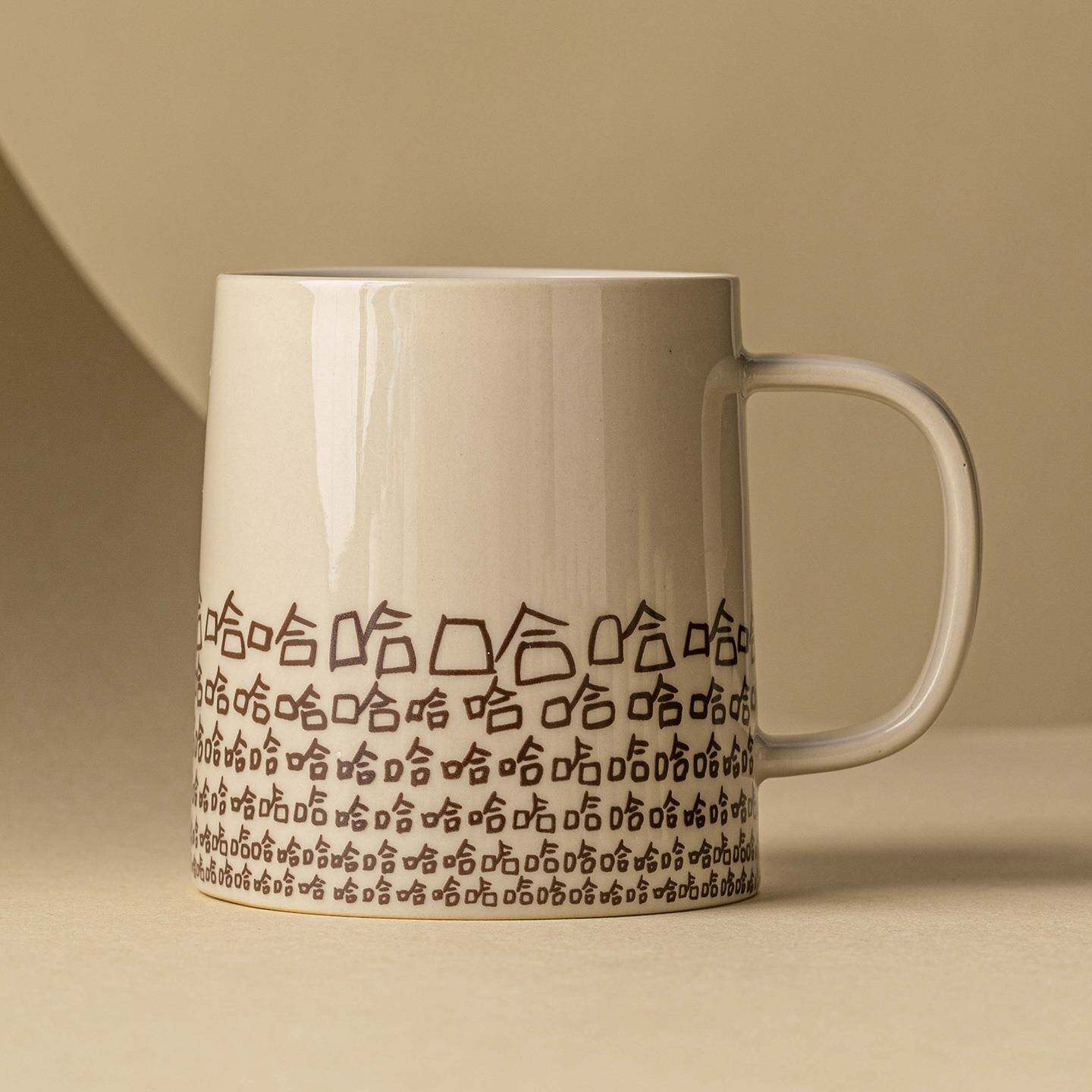 哈哈哈马克杯陶瓷杯子家用高档喝水办公室茶杯咖啡杯女士个人专用