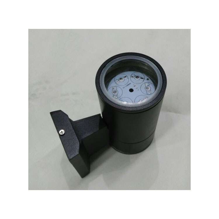 LED户外圆形单头双头壁灯外壳 5W7W 2*5W2*6W10W12W射灯外壳