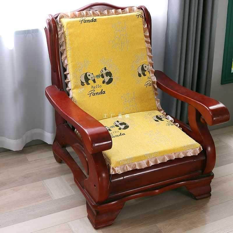 ft秋冬季连体可拆洗老板椅坐垫网吧电脑椅子坐垫带靠背加厚一座一