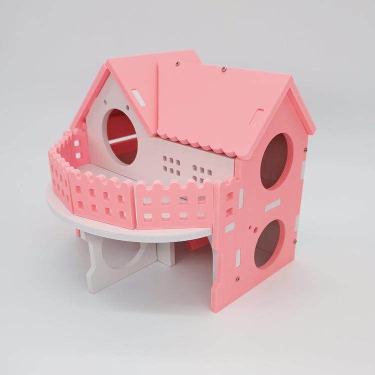 仓鼠豪华双层别墅 金丝熊宠物屋 仓鼠睡房 大号生态板木屋 仓鼠窝,宠物/宠物食品及用品,窝,淘宝优惠券,粉丝福利购,淘宝优惠卷