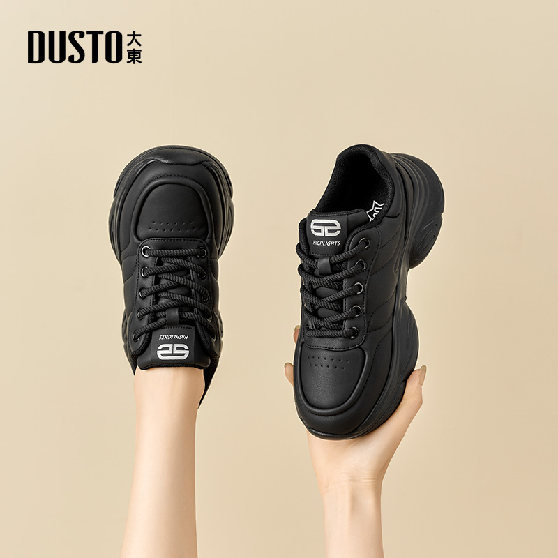 大东官方运动鞋女2025新款冬季超火鞋子爆款透气厚底老爹鞋休闲鞋