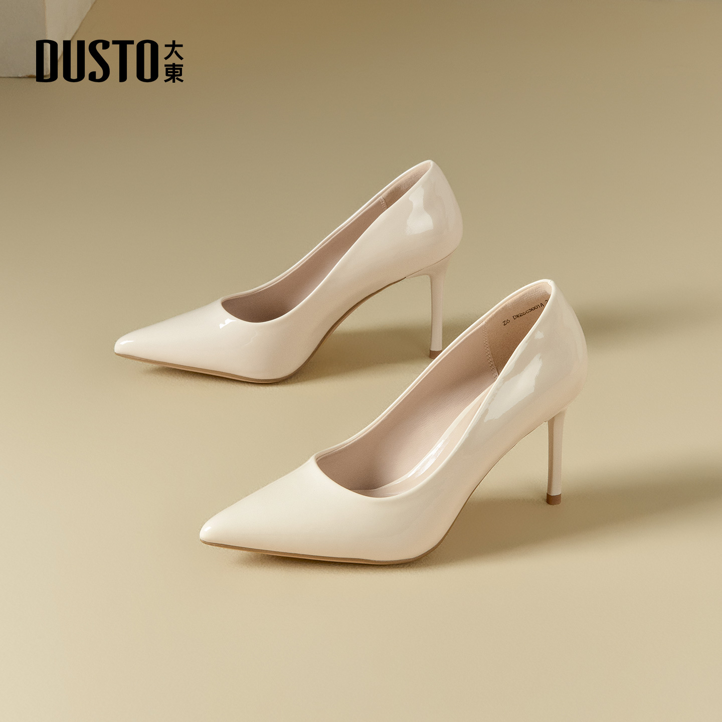 大东官方尖头细跟高跟鞋女2025新款冬季气质高级感不累脚法式单鞋