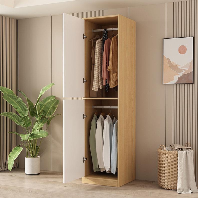 实木衣柜小户型家用卧室柜收纳储物柜成人儿童阳台简易经济型衣柜