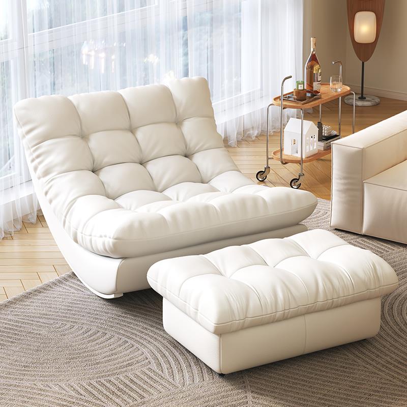 懒人沙发可躺可睡双人窝窝椅躺椅客厅阳台休闲沙发椅成人月亮摇椅