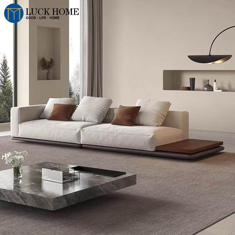 意大利Normcore地平线棉麻曲面沙发异形屋客厅公寓组合家具大平面