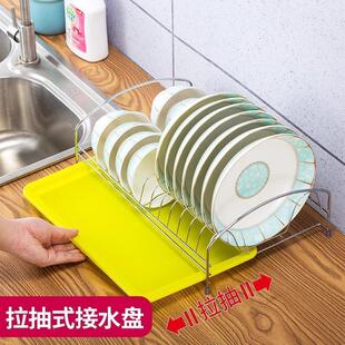 碗碟筷收纳盒碗架家用放碗 架子厨房沥水架储物架碗柜置物架家用装