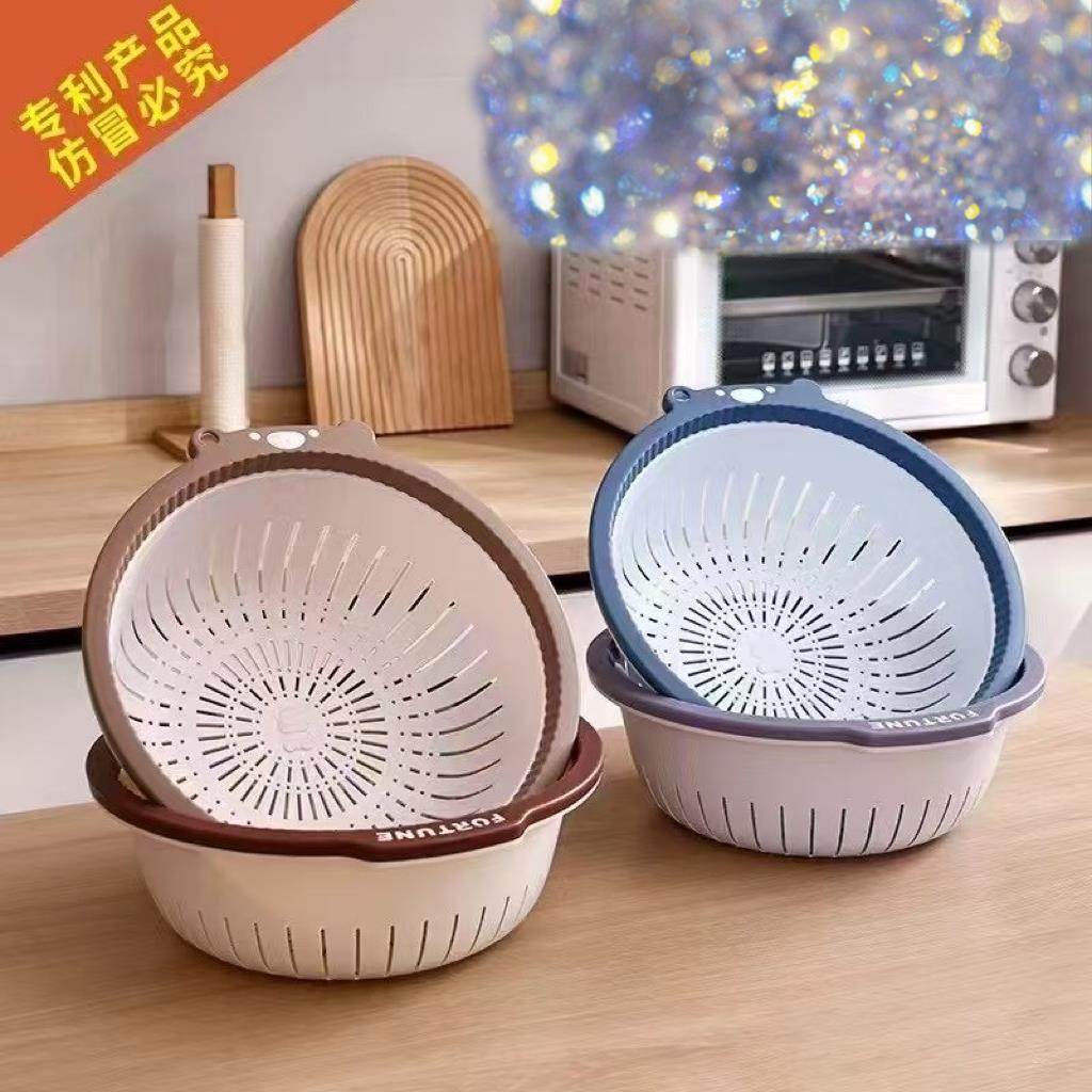 厨房沥水篮 可爱家用塑料洗菜筐多功能大容量镂空水果篮洗菜篮子,餐饮具,洗菜盆/沥水篮/漏水筛,淘宝优惠券,粉丝福利购,淘宝优惠卷