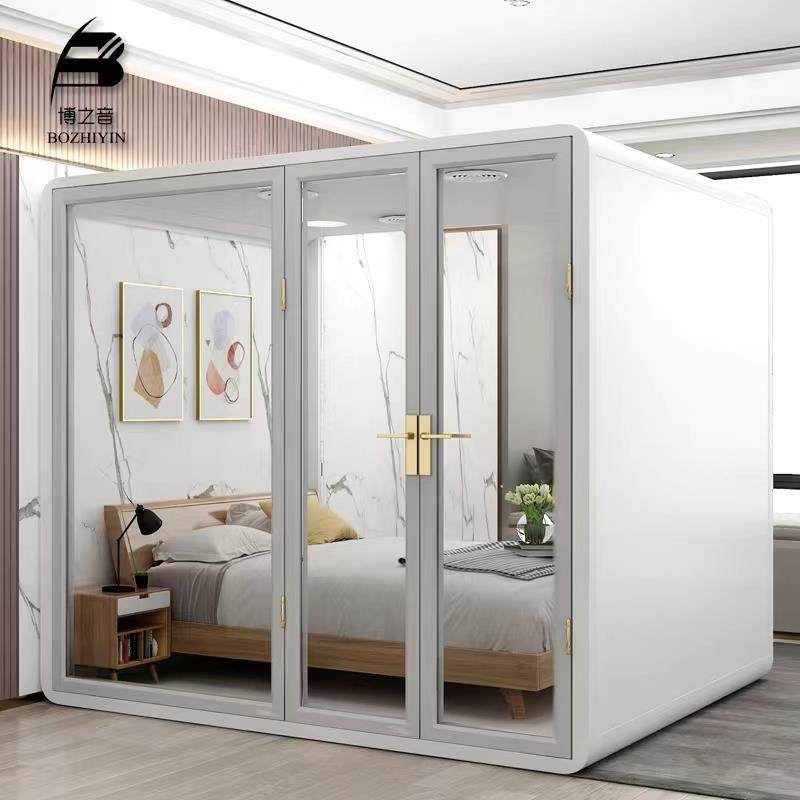 移动室内睡觉静音仓隔音睡眠仓睡眠舱睡眠隔音仓直播隔音房静音间