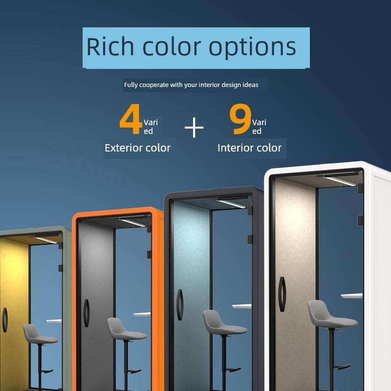 降噪升级办公室电话亭静音仓可移动隔音房隔音舱学习舱办公舱室内