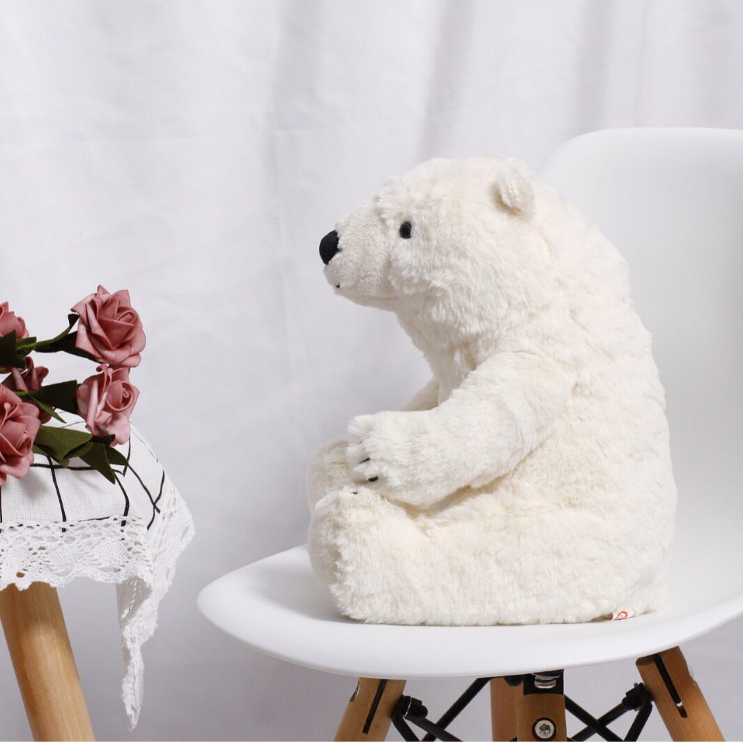 德国新款现货仿真可爱北极熊大玩偶公仔创意儿童礼物毛绒玩具便宜