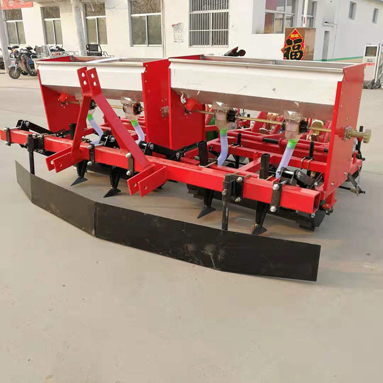 先铺膜后播种免破膜可加喷铺地灌带架2行4行玉米谷物膜上播种机