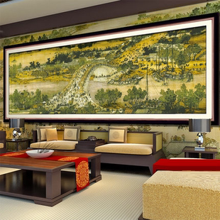 映美大幅大气新品十字绣清明上河图全景全满绣大幅中国风十大名画