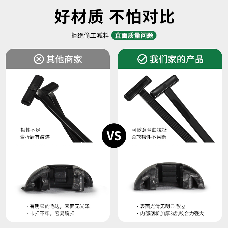 卡扣穿心钉固定扎带多功能