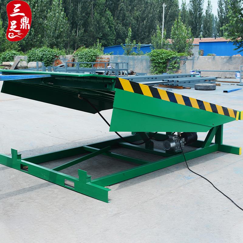 液台压登桥定制集装箱货物台装卸平 6吨8车吨货物转运平固定式登